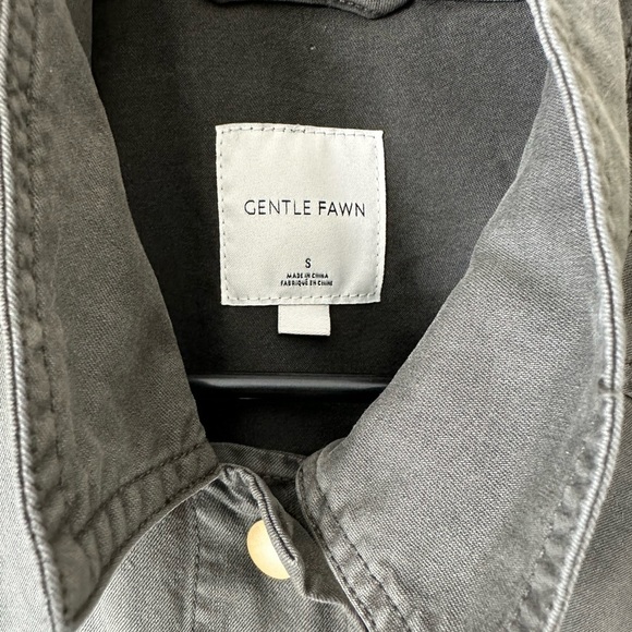 Gentle Fawn Lightweight  Olive Shacket - Picture 4 of 8